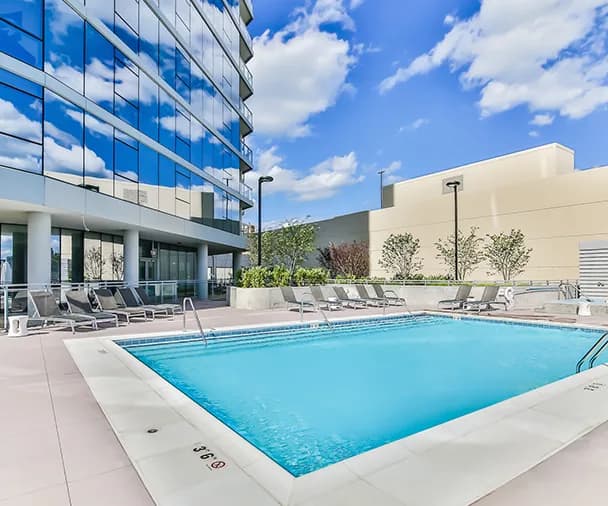 Interior view of a well-lit apartment living space